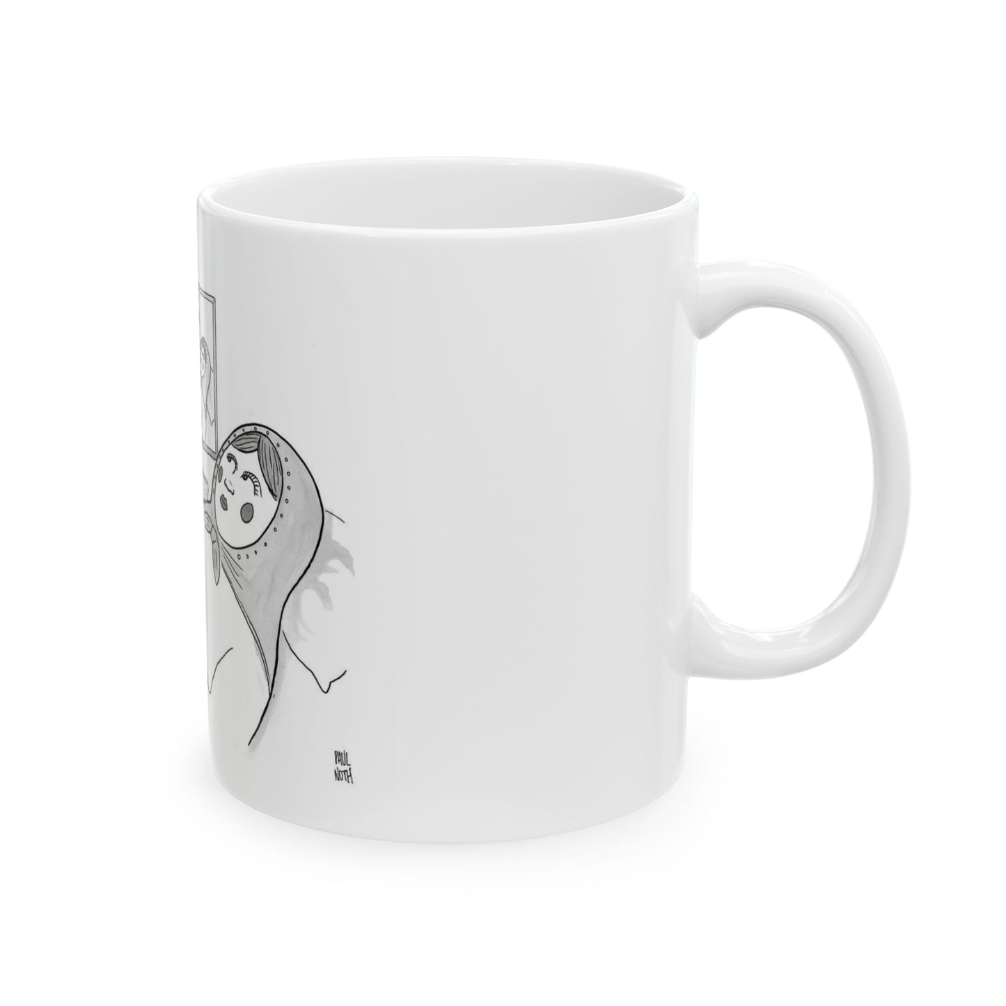 Matryoshka Sonogram Ceramic Mug - 11oz & 15oz